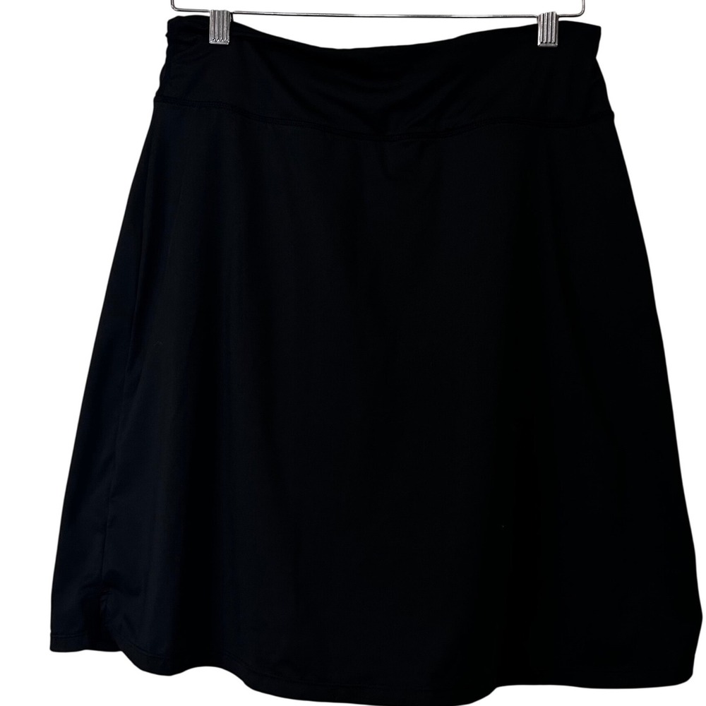 Willit Women's L Black Athletic Skort Built-in Shorts Golf Tennis Active Cort